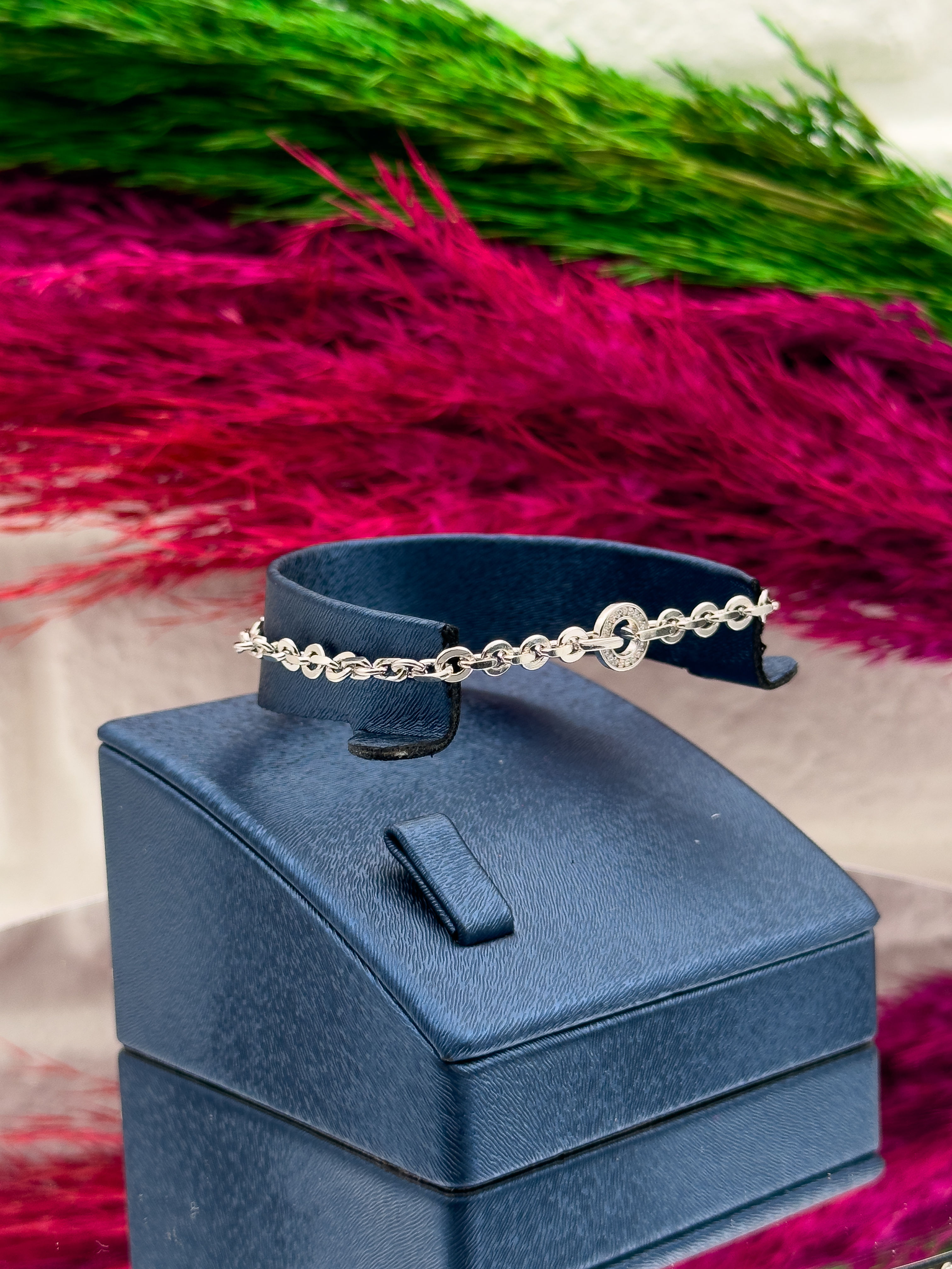 925 Ayar Gümüş İtalyan Tasarım Spor Model Popüler Kadın Bileklik