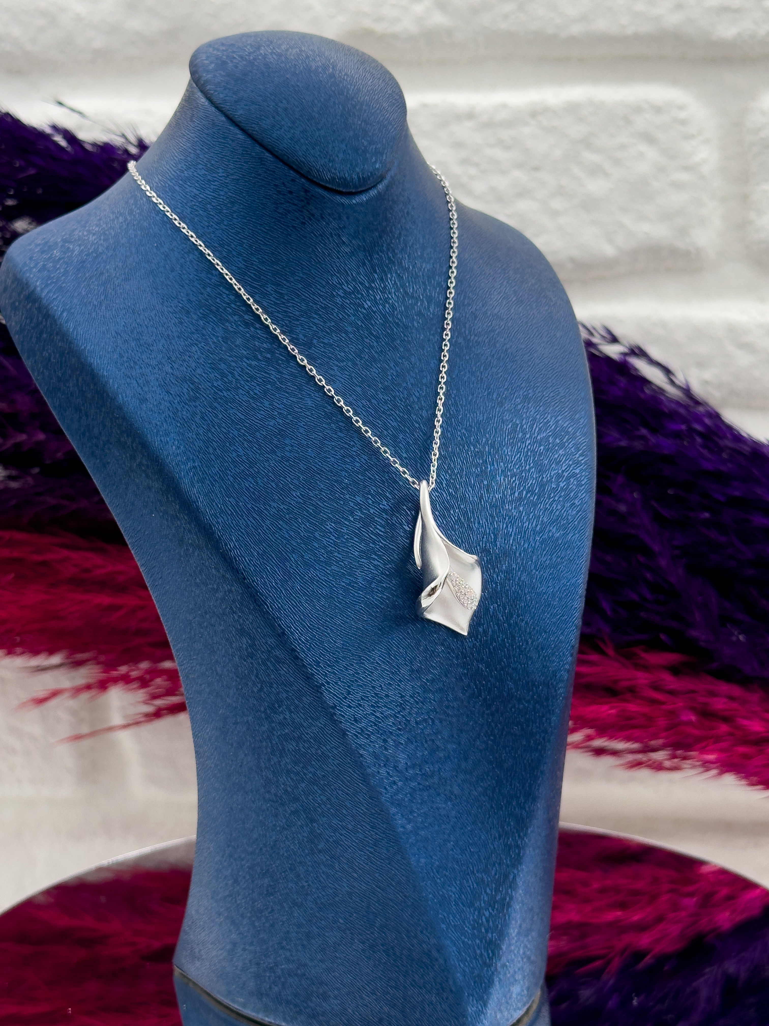 925 Ayar Gümüş İtalyan Özel Tasarım Popüler Kadın Kolye