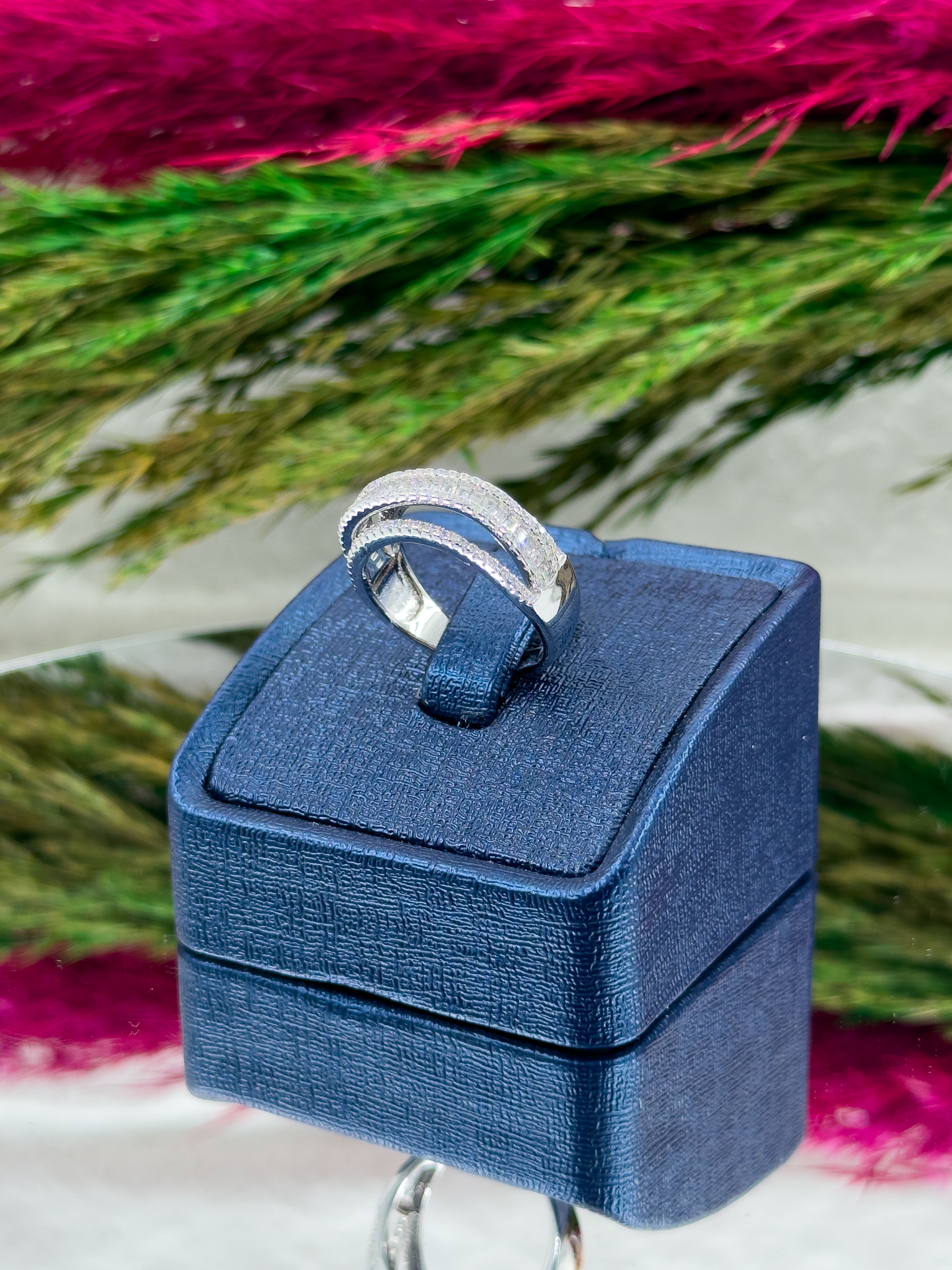 925 Ayar Gümüş Spor Sarmal Modeli Lüks Kadın Yüzük