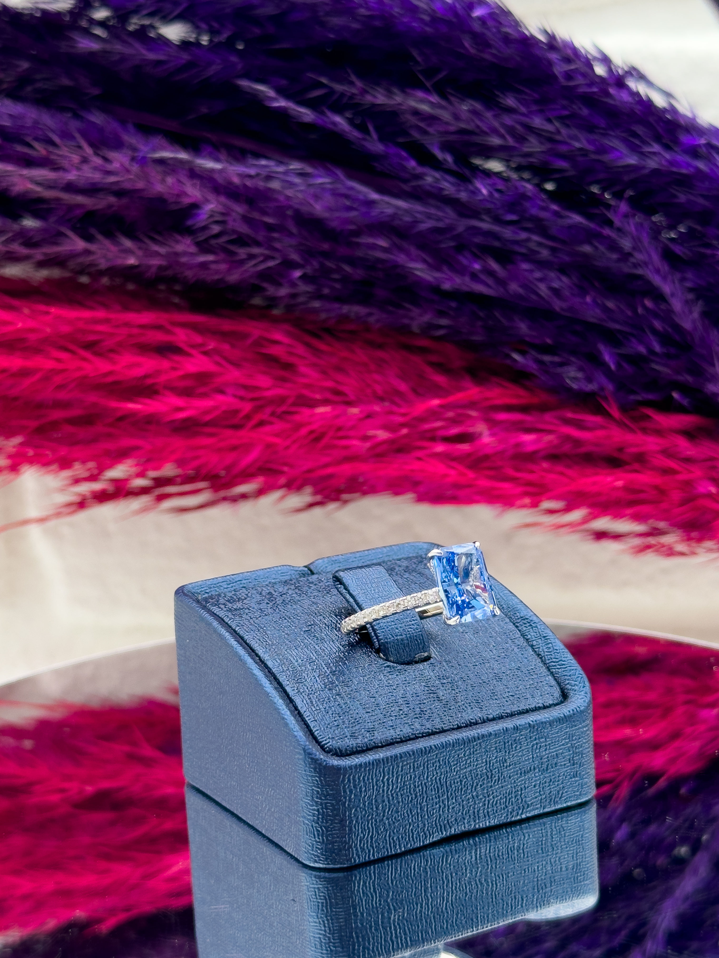 925 Ayar Gümüş Baget Mistik Topaz Taşlı Özel Tasarım Trend Kadın Yüzük