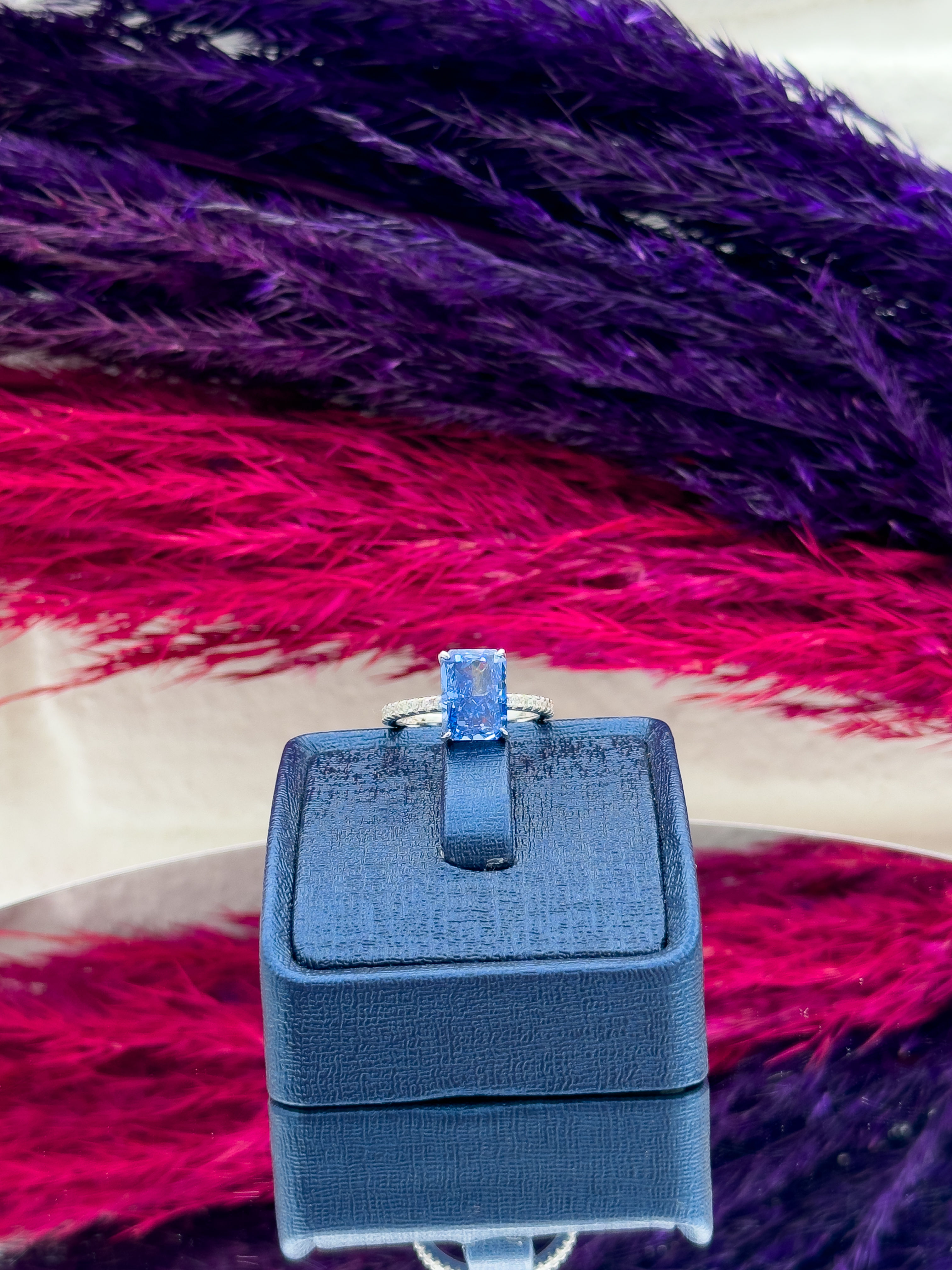 925 Ayar Gümüş Baget Mistik Topaz Taşlı Özel Tasarım Trend Kadın Yüzük