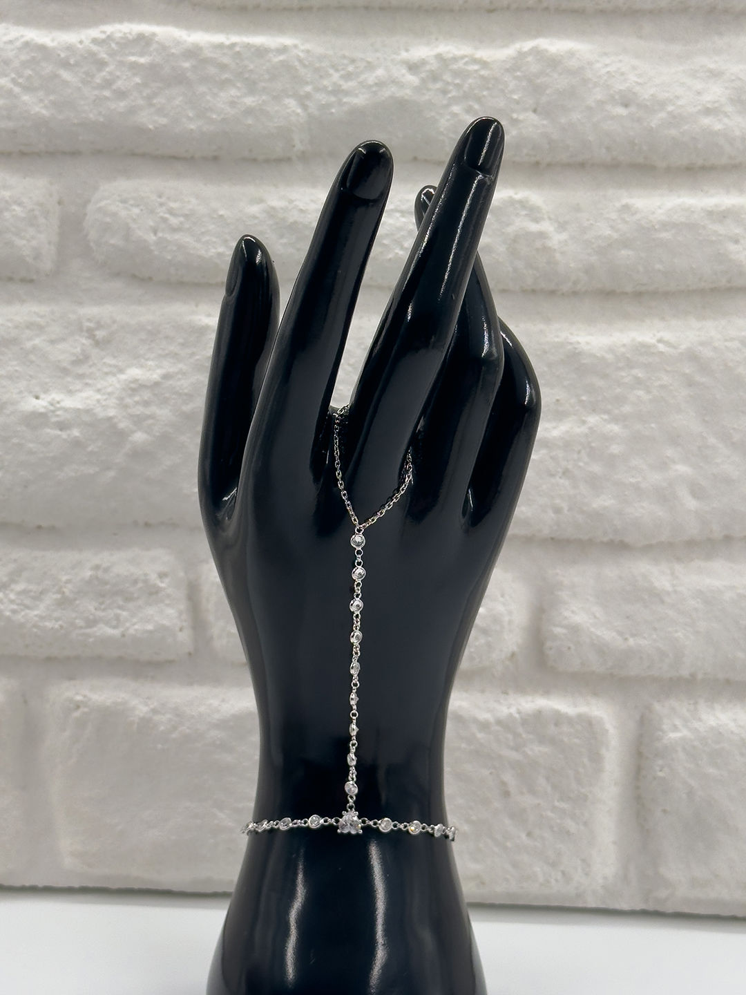 Su Yolu Tasarım Kalpli Şahmeran Kadın Gümüş Bileklik