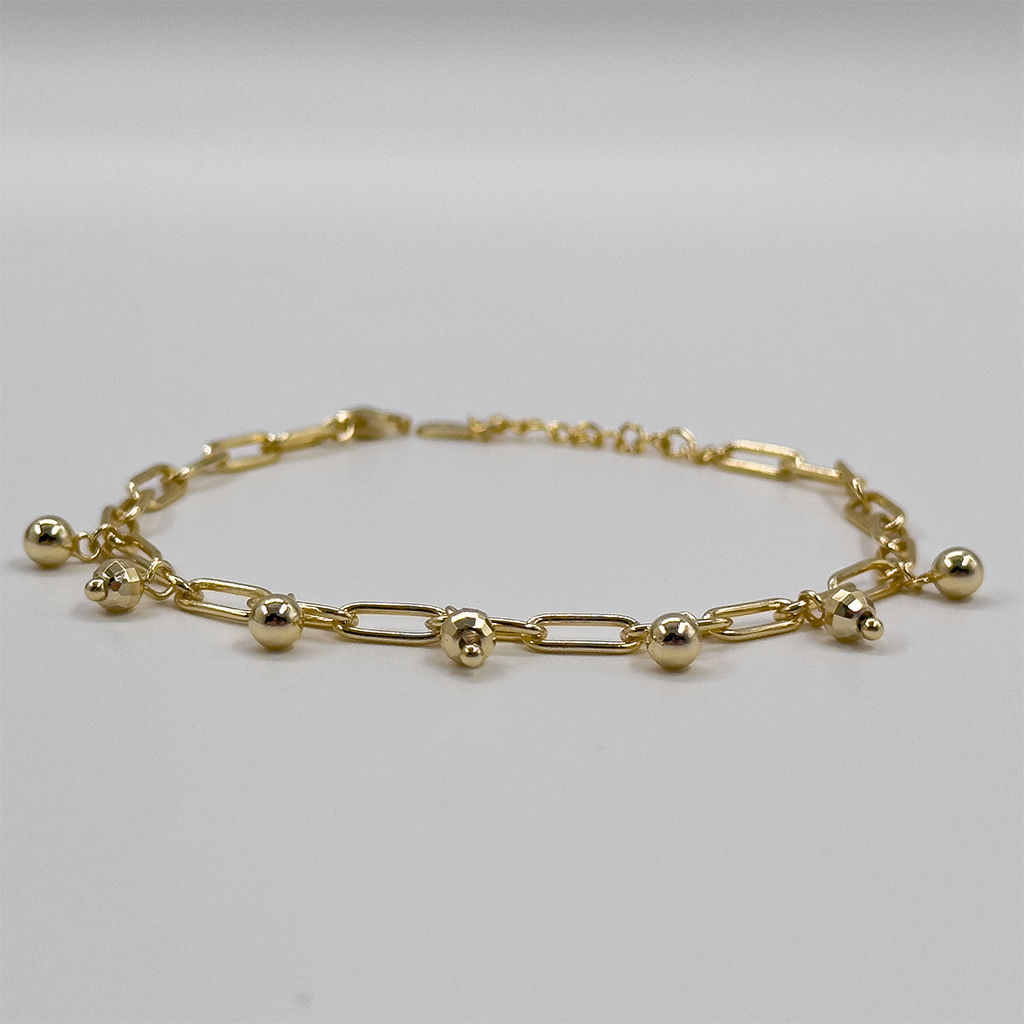 Gold Renk Spor Gümüş Bileklik