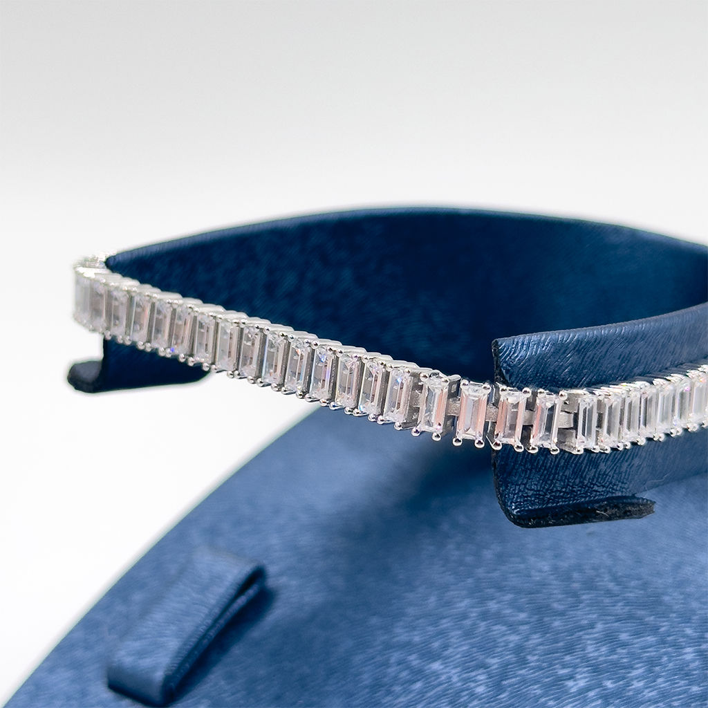 Baget Su Yolu Gümüş Bileklik