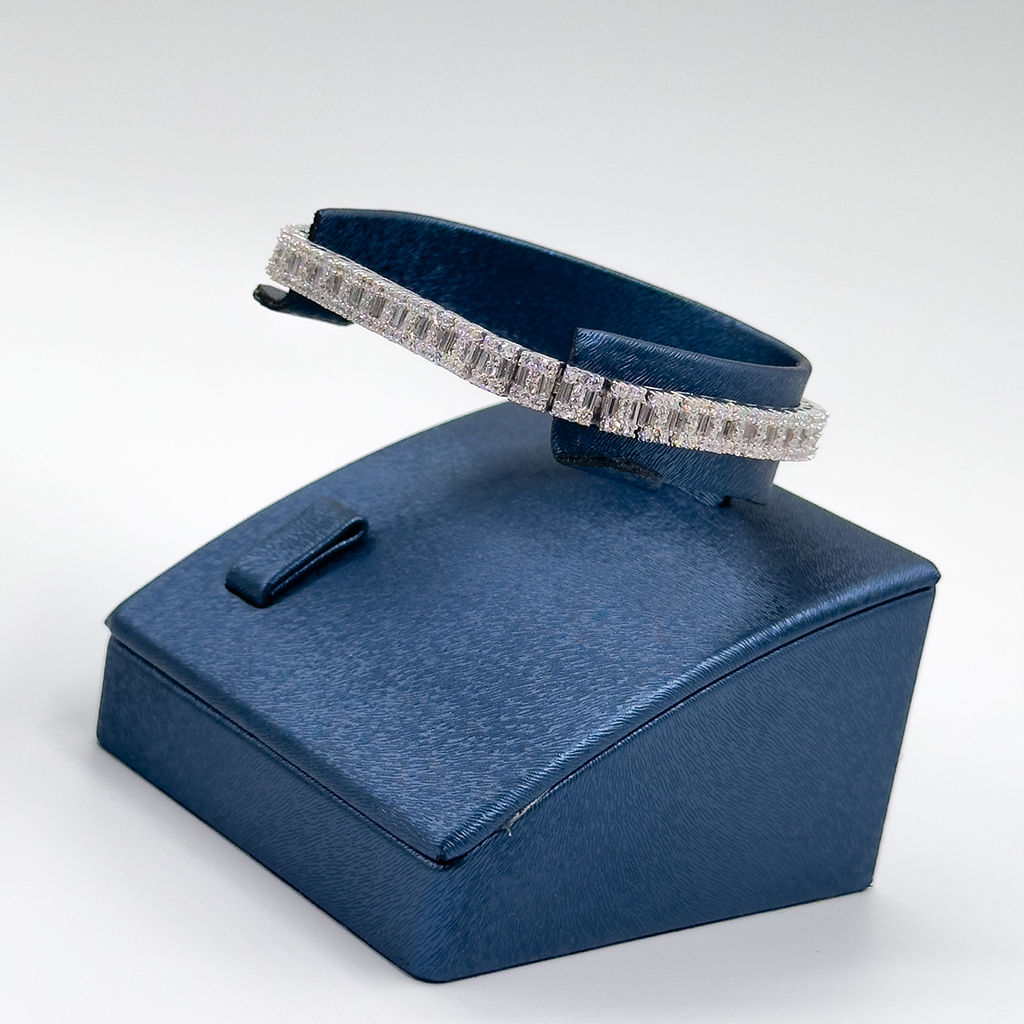 Baget Su Yolu 925 Ayar Gümüş Bileklik