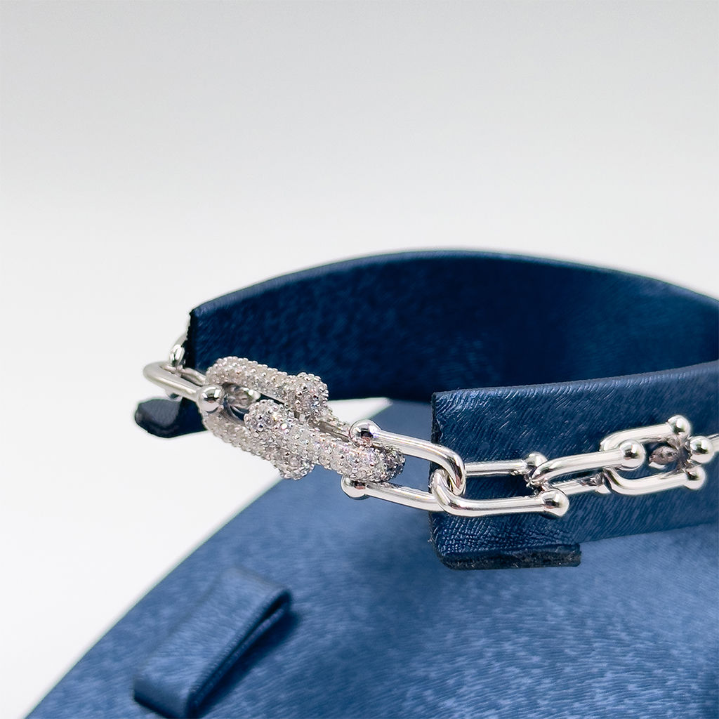 Tiffany Model Spor Gümüş Bileklik