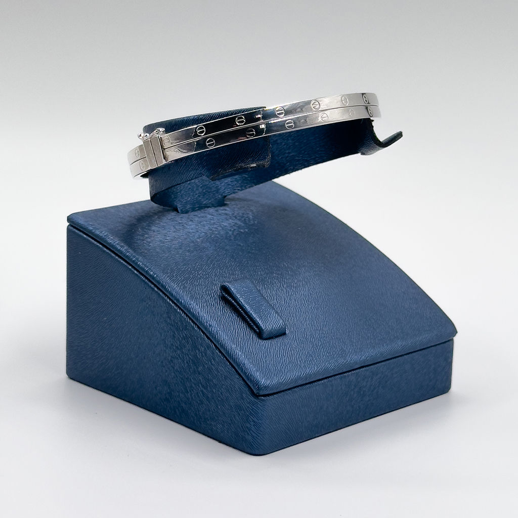 Çift Sıralı Kelepçe Model Gümüş Bileklik