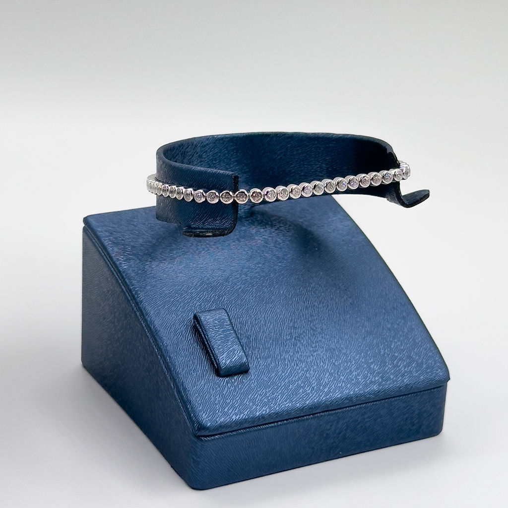 Klasik Su Yolu Gümüş Bileklik - 2MM