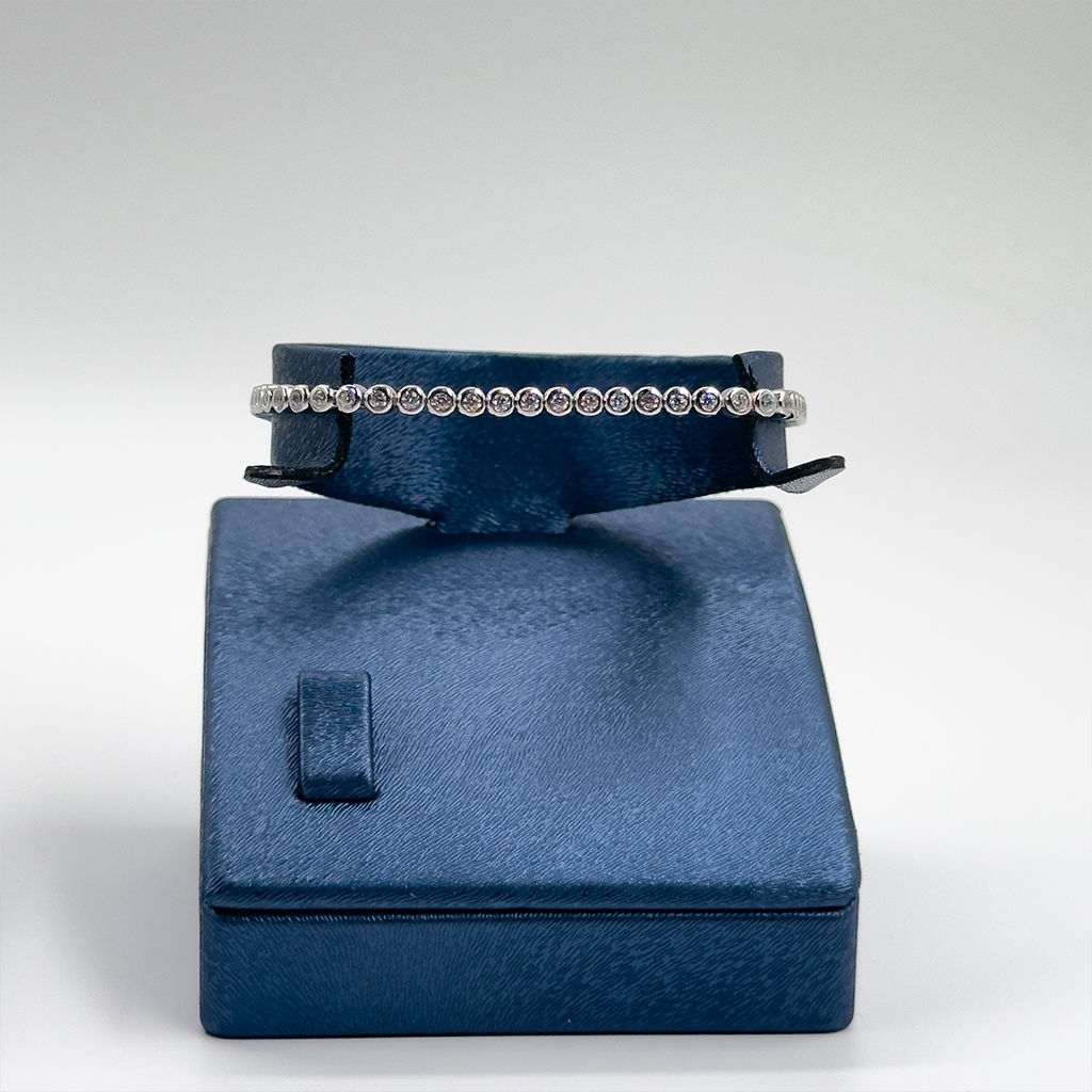 Klasik Su Yolu Gümüş Bileklik - 2MM