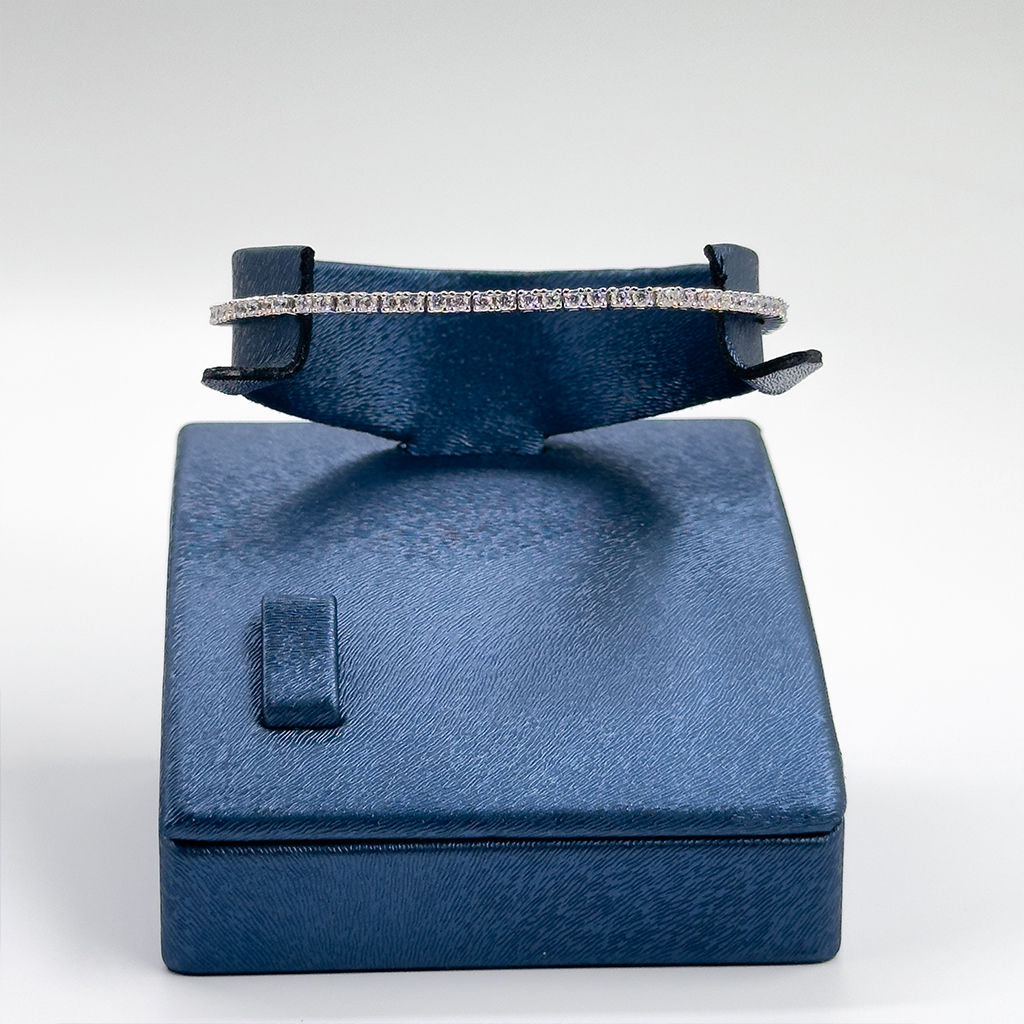 Kare Su Yolu Gümüş Bileklik - 1,75MM