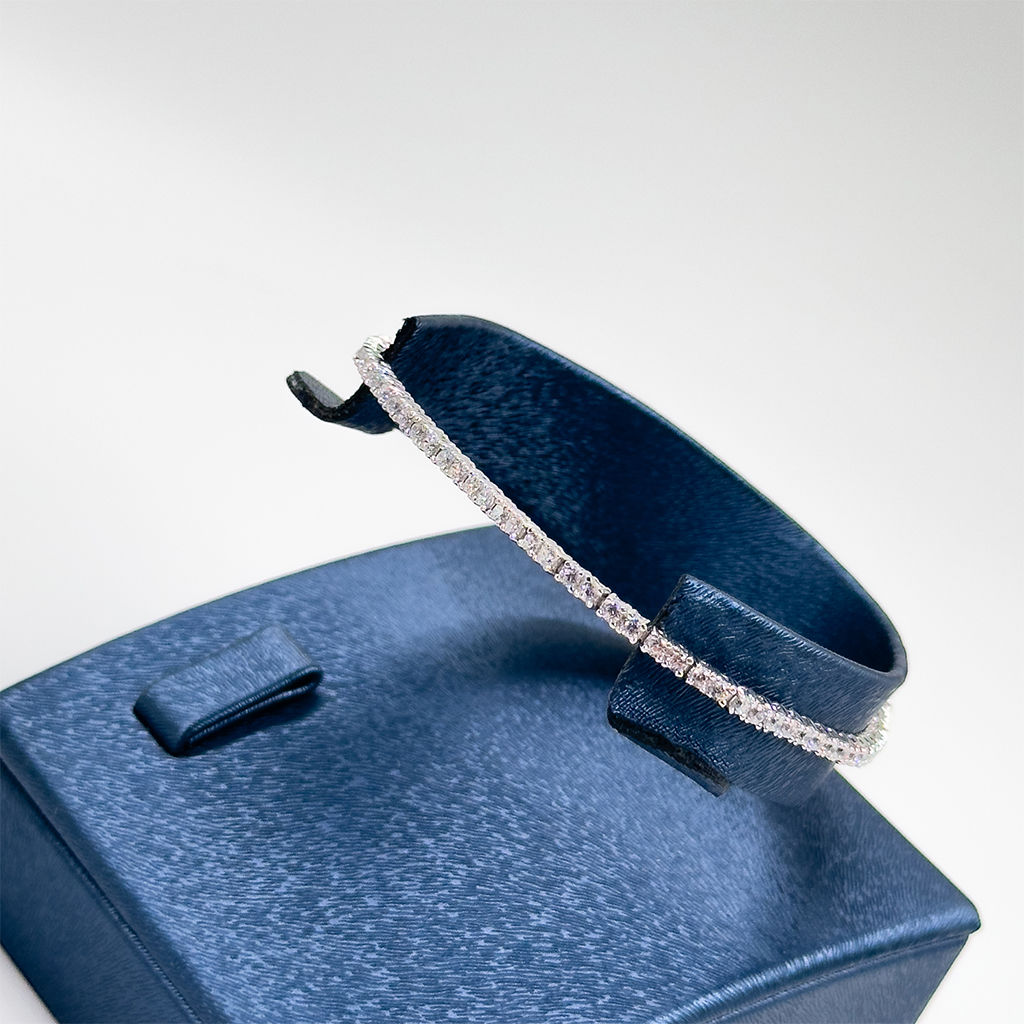 Kare Su Yolu Gümüş Bileklik - 1,75MM