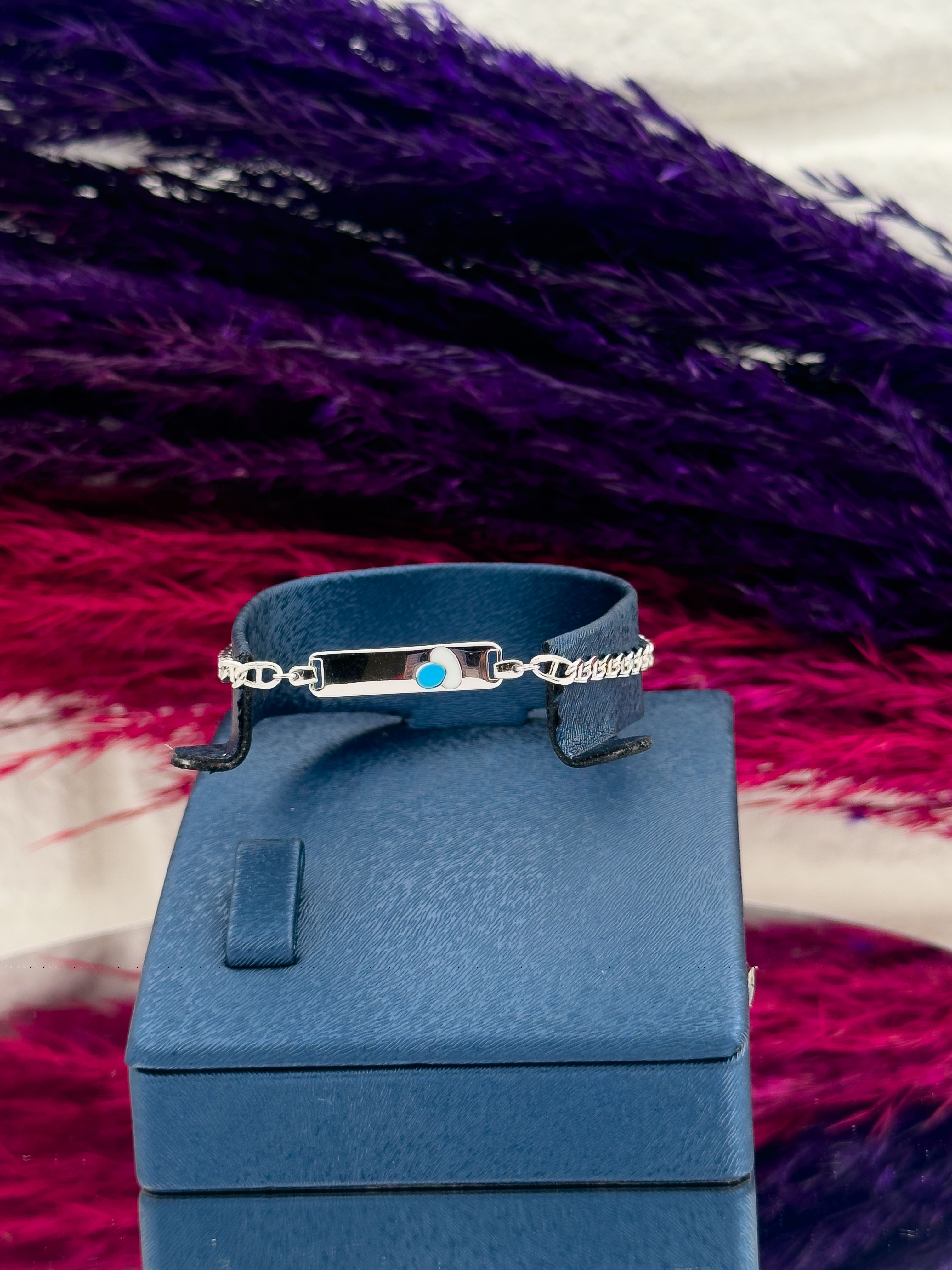 925 Ayar Gümüş Erkek Çocuk İsim Yazılabilir Künye – Kişiye Özel Gümüş Bebek Bileklik