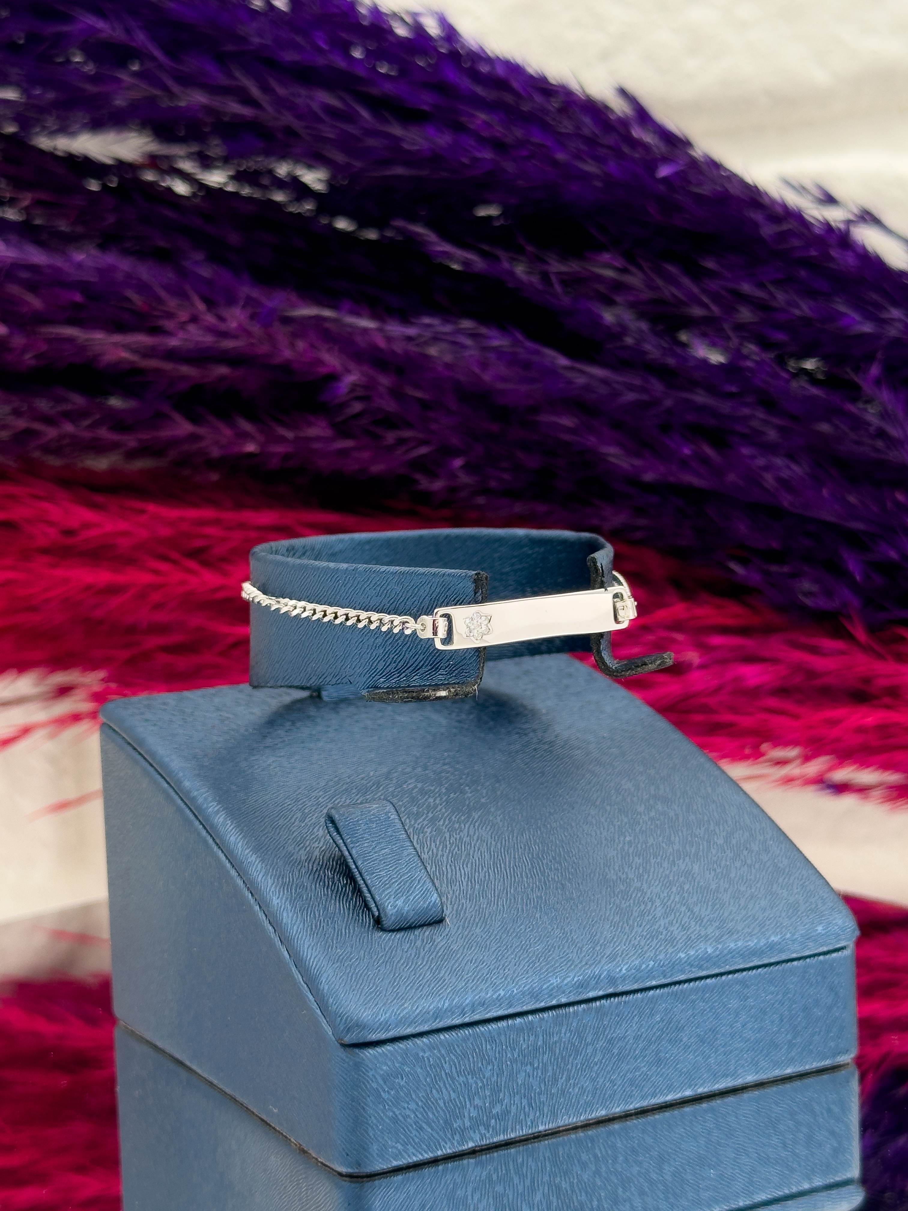 925 Ayar Gümüş Yıldız Figürlü İsim Yazılabilir Kız Bebek Künye – Kişiye Özel Gümüş Çocuk Bileklik