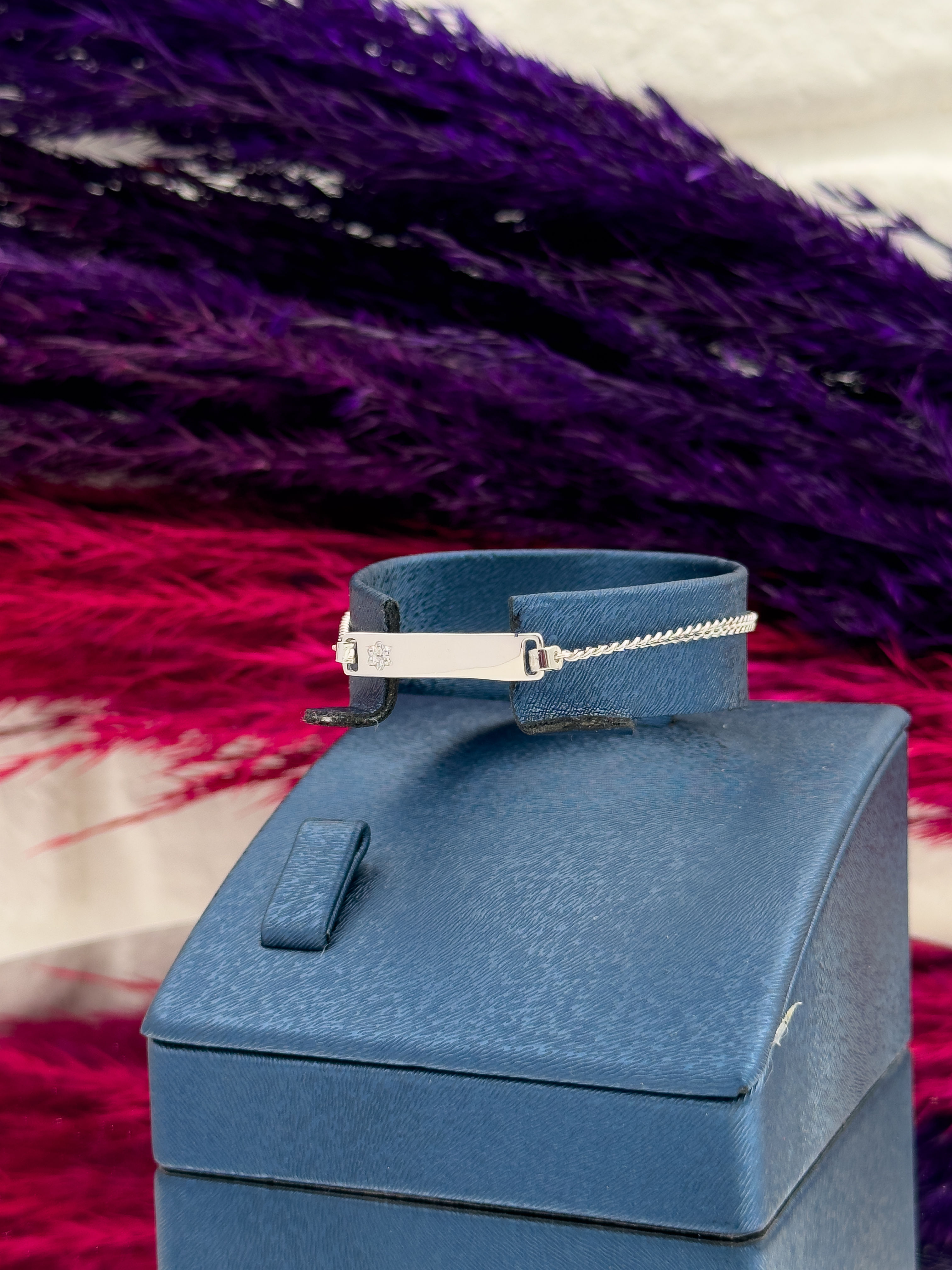 925 Ayar Gümüş Yıldız Figürlü İsim Yazılabilir Kız Bebek Künye – Kişiye Özel Gümüş Çocuk Bileklik