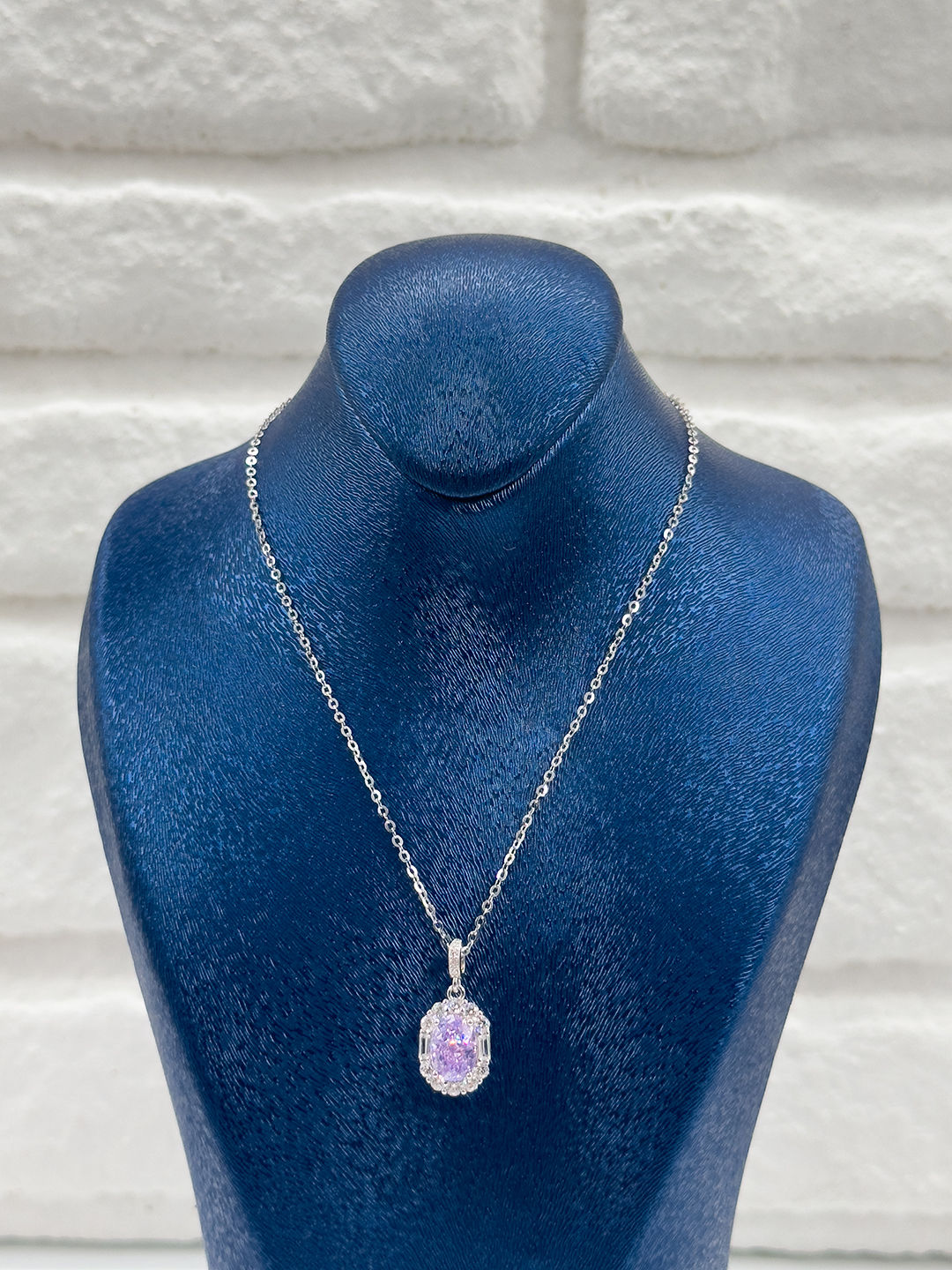 Pırlanta Montür Spor Model Kadın Gümüş Kolye