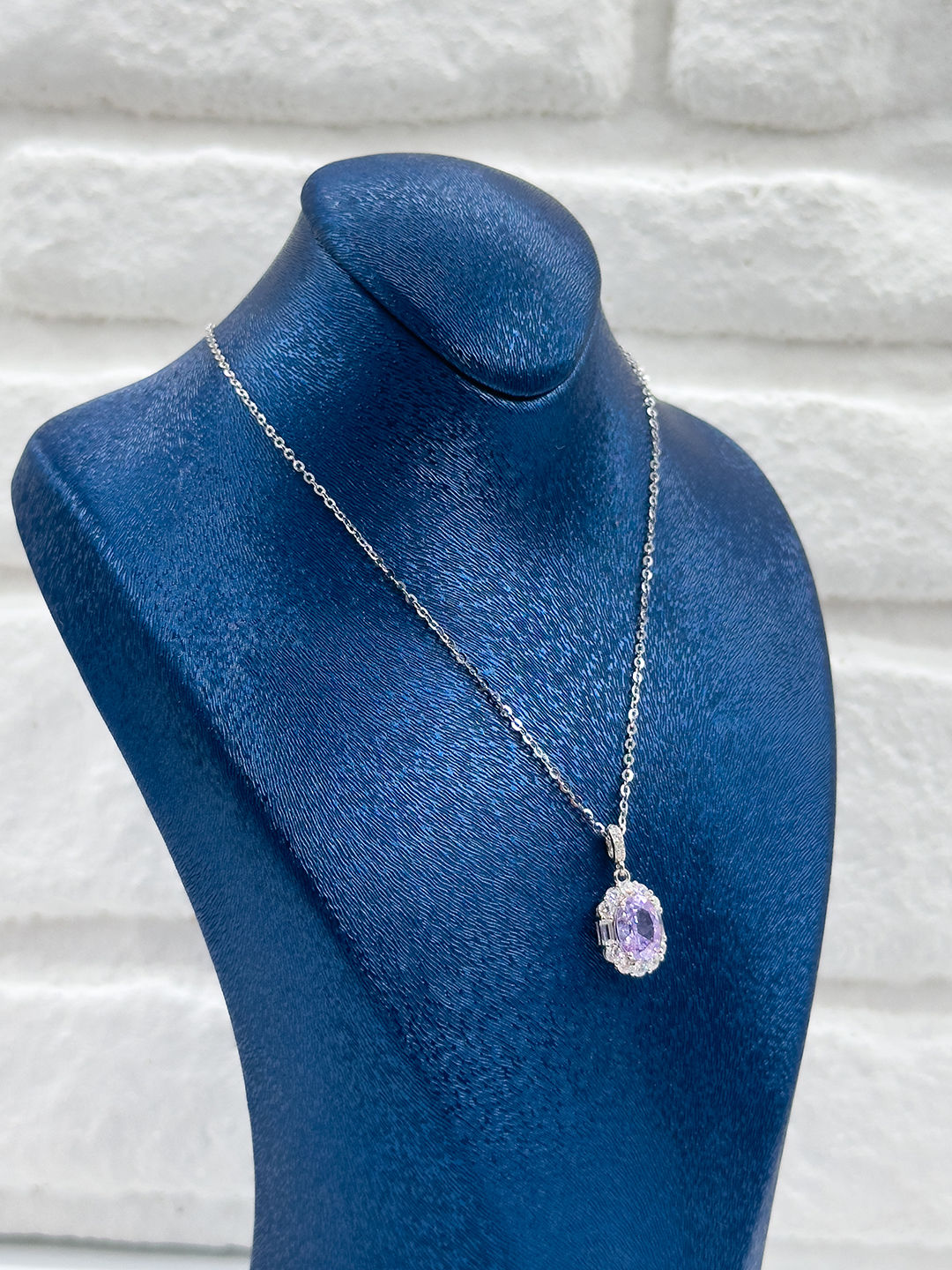 Pırlanta Montür Spor Model Kadın Gümüş Kolye