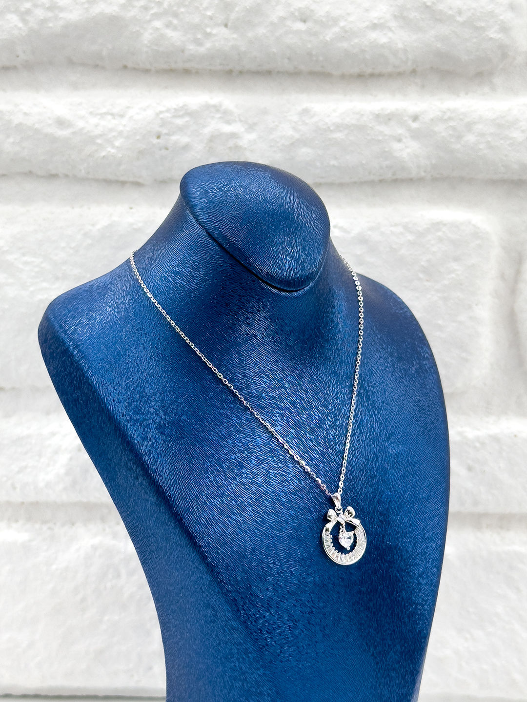 Özel Tasarım Fiyonk Kadın Gümüş Kolye