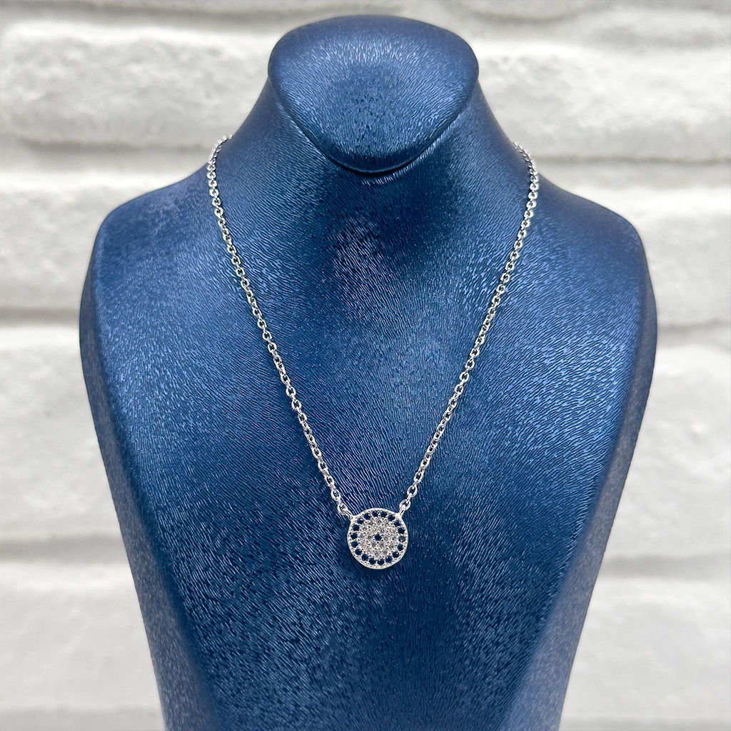 Minik Nazar Boncuğu Günlük Gümüş Kolye