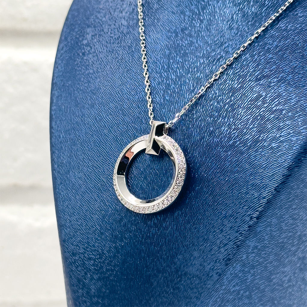 Tiffany Model Özel Üretim Gümüş Kolye