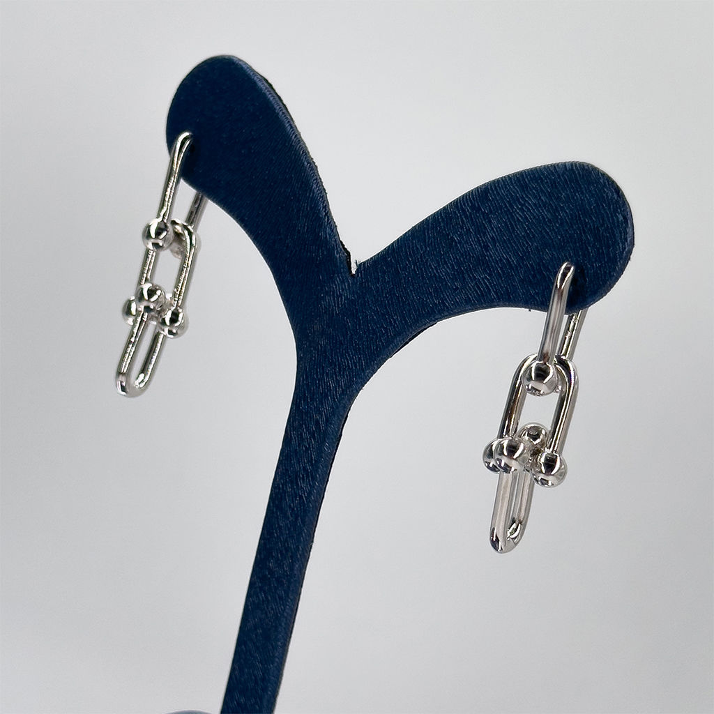 Tiffany Taşsız Gümüş Küpe