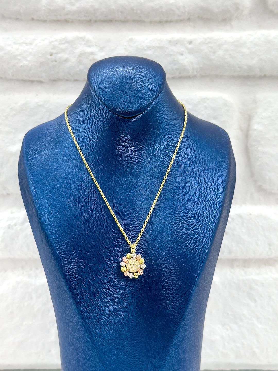 Üç Renkli Dorika Kadın Gümüş Set Takımı - Kolye Seti