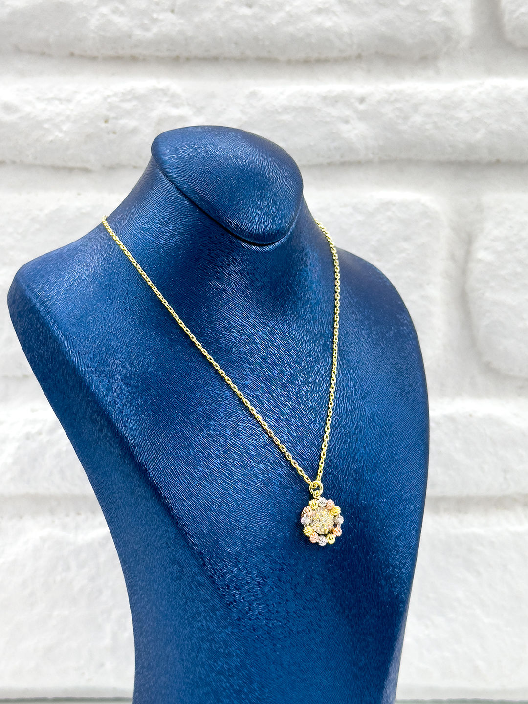 Üç Renkli Dorika Kadın Gümüş Set Takımı - Kolye Seti