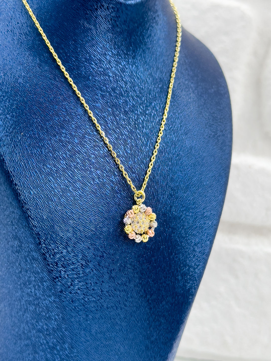 Üç Renkli Dorika Kadın Gümüş Set Takımı - Kolye Seti