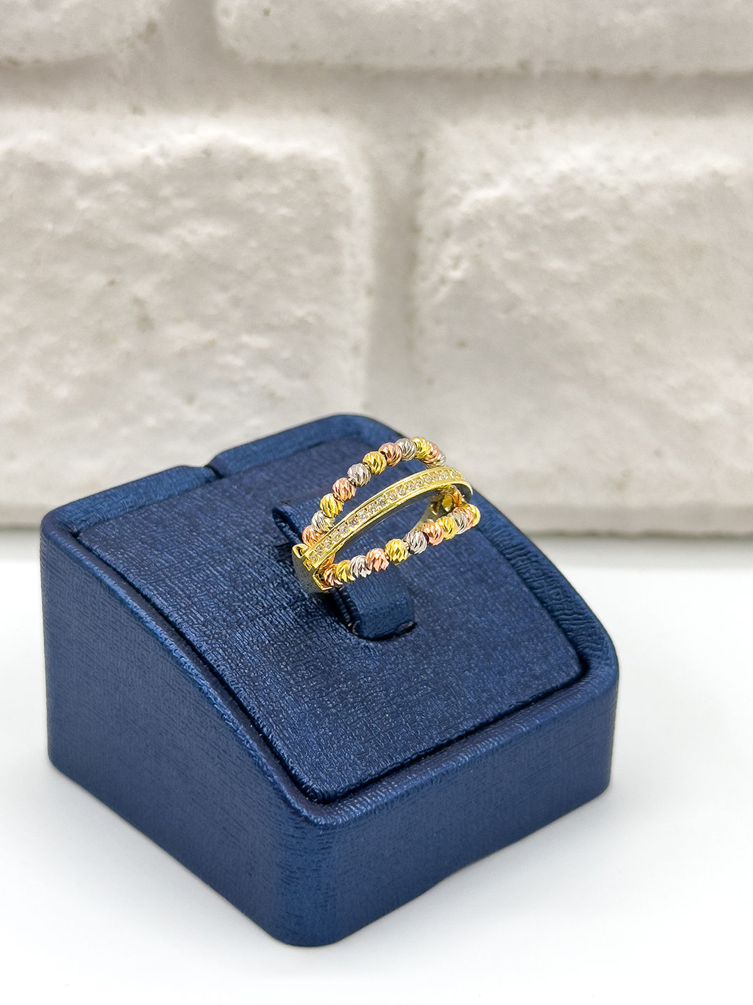 Üç Renkli Dorika Model Kadın Gümüş Set Takımı