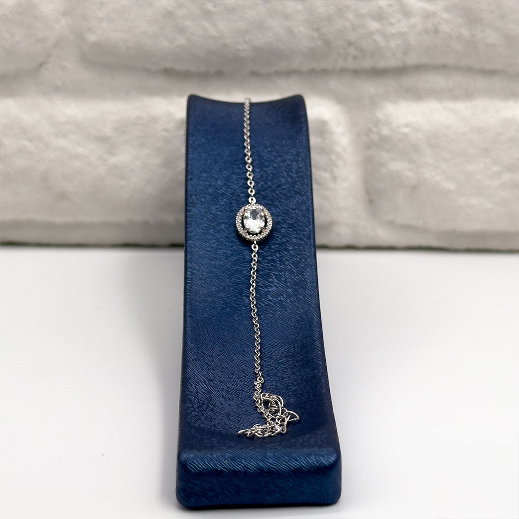 Zirkon Taşlı Oval Gümüş Set Takım