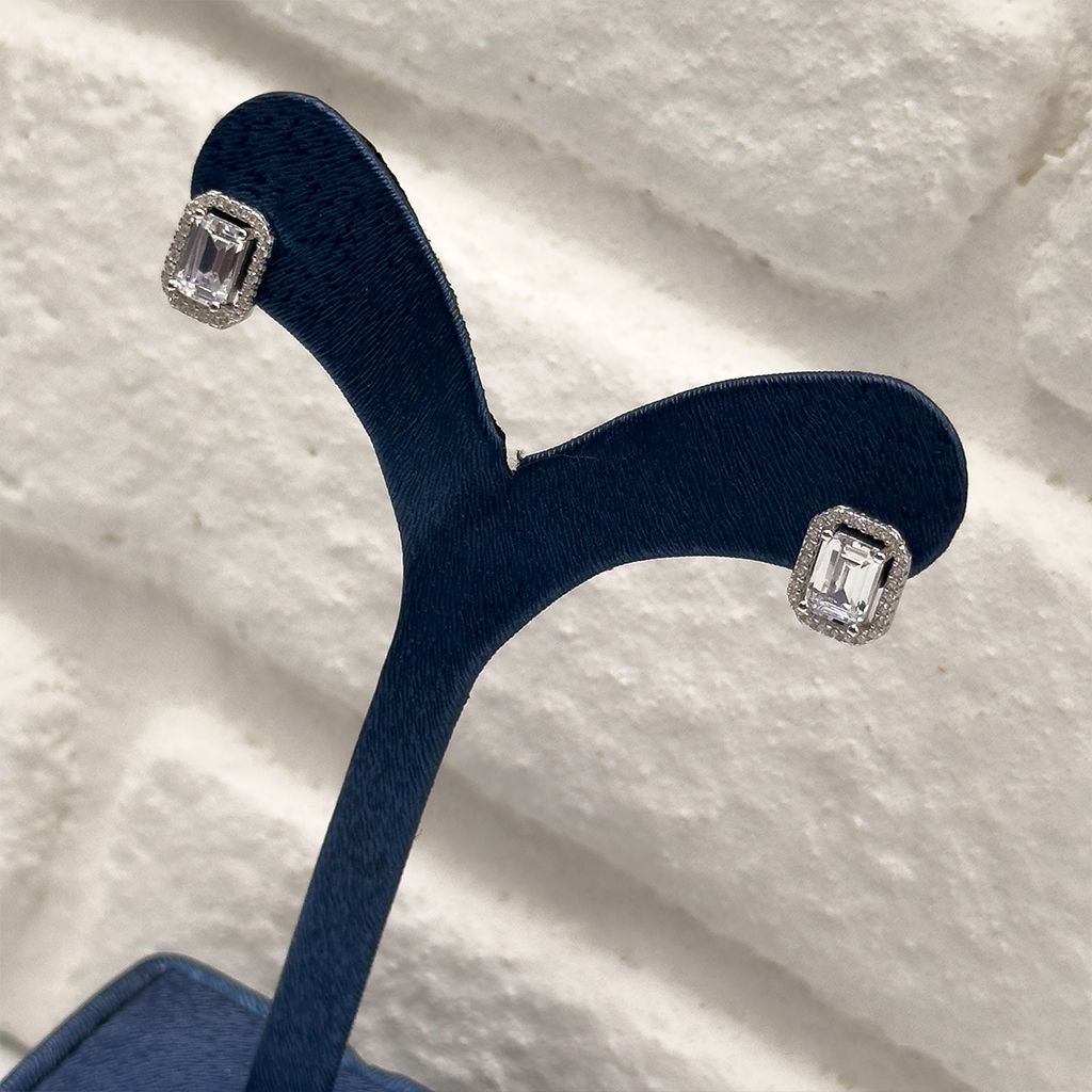 Baget Taşlı 4'lü Gümüş Set Takım