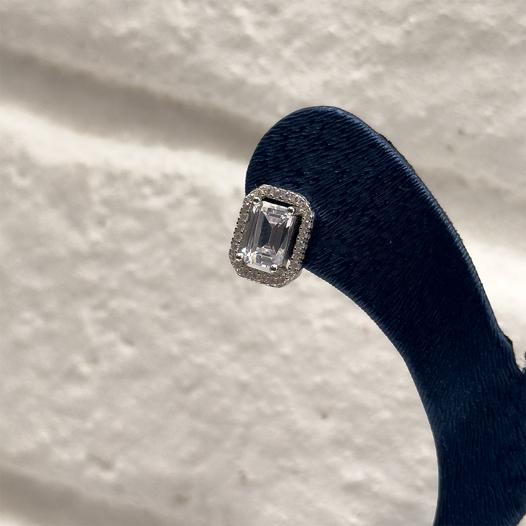 Baget Taşlı 4'lü Gümüş Set Takım