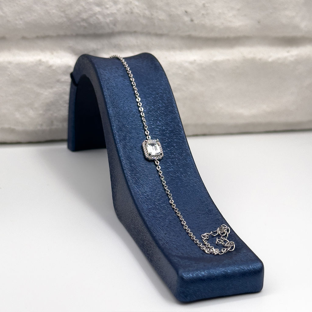 Baget Taşlı 4'lü Gümüş Set Takım