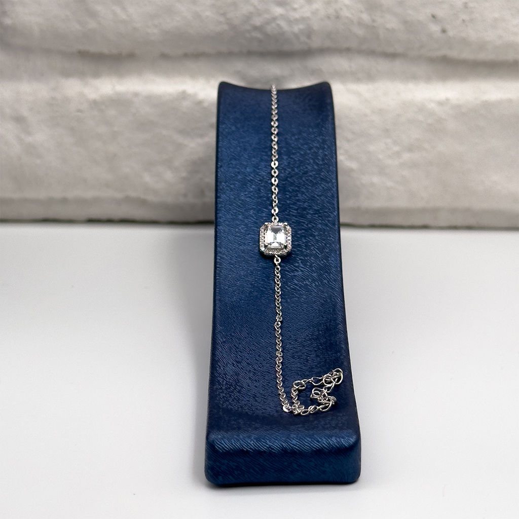 Baget Taşlı 4'lü Gümüş Set Takım