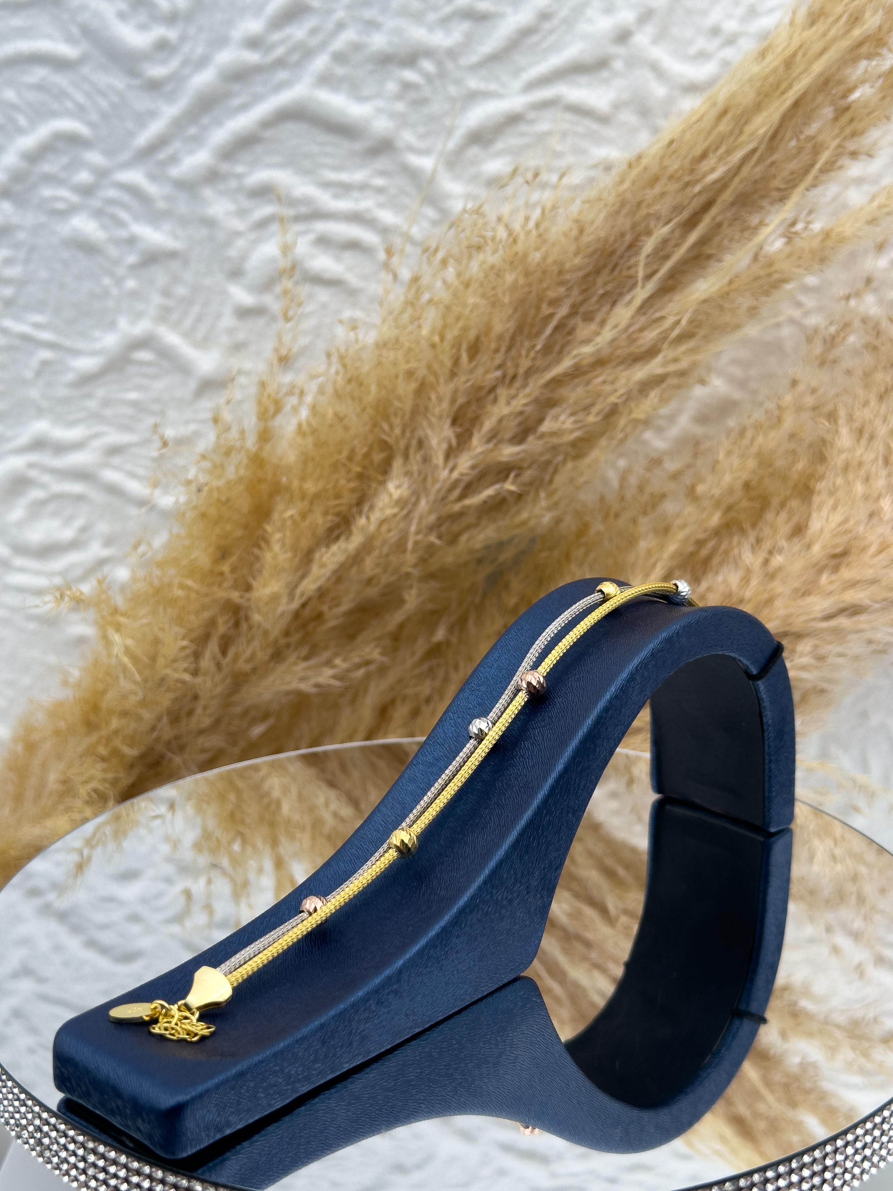 925 Ayar Gümüş 2’li Dorika Toplu Kadın Bileklik – Özel Tasarım