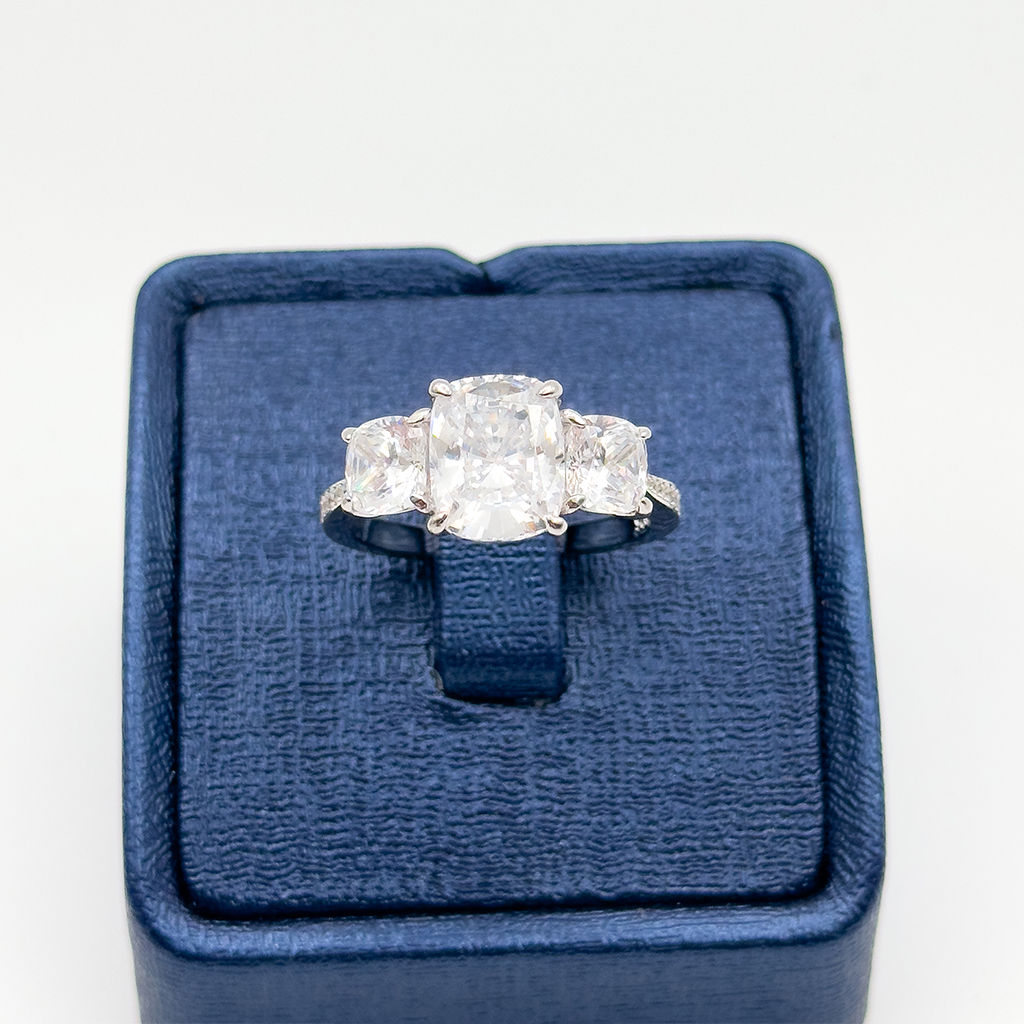 Baget Tria Modeli Gümüş Yüzük