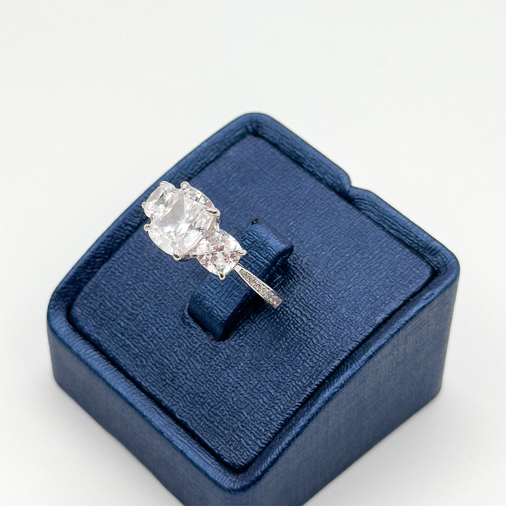 Baget Tria Modeli Gümüş Yüzük