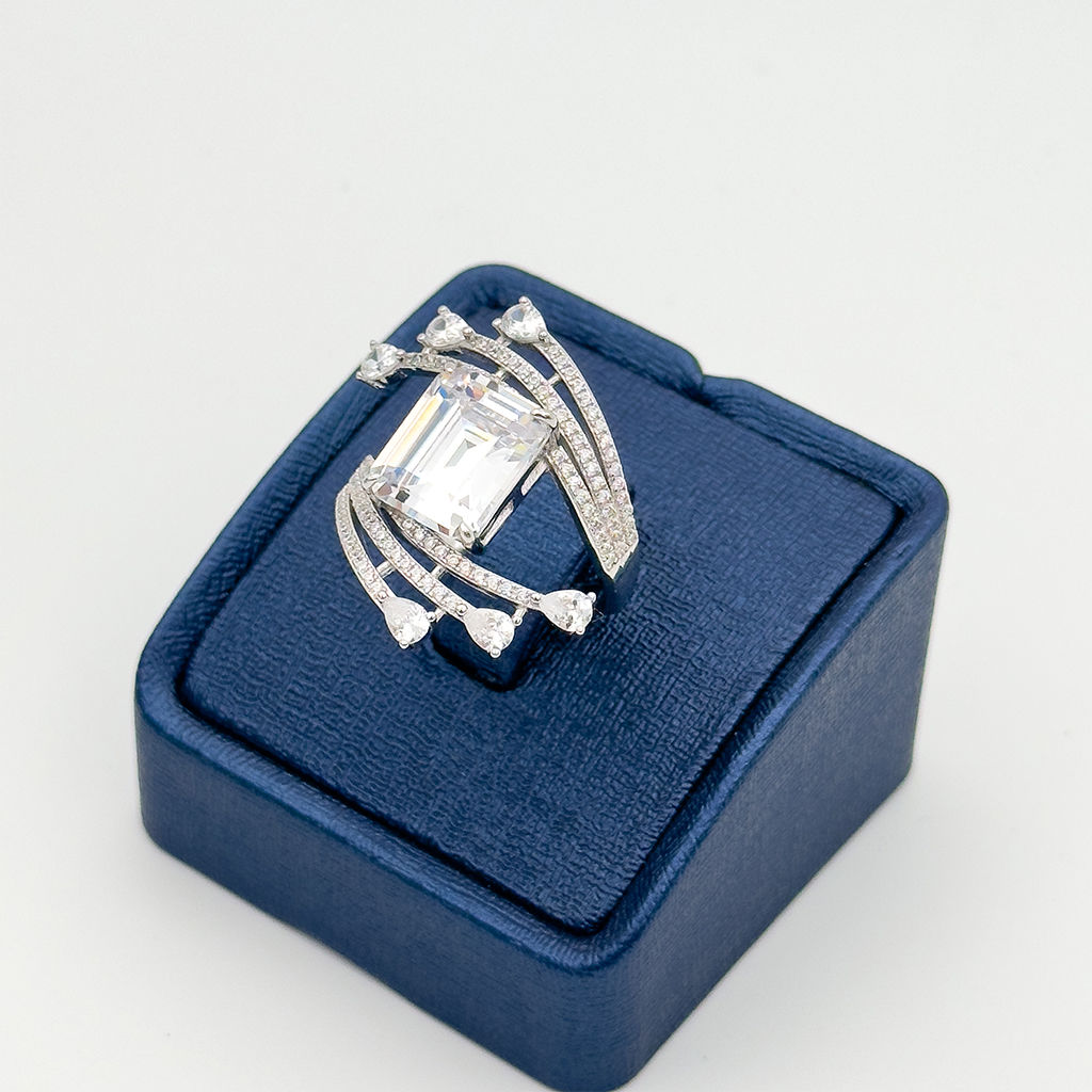 Damla & Baget Özel Tasarım Gümüş Yüzük