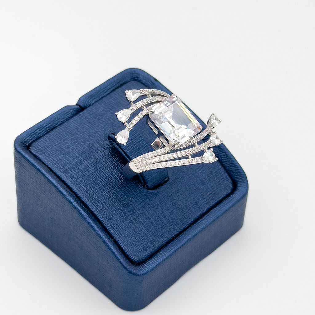 Damla & Baget Özel Tasarım Gümüş Yüzük