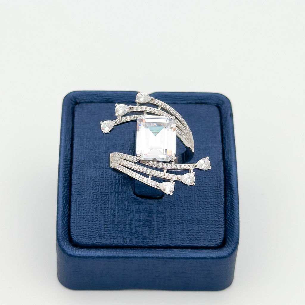 Damla & Baget Özel Tasarım Gümüş Yüzük