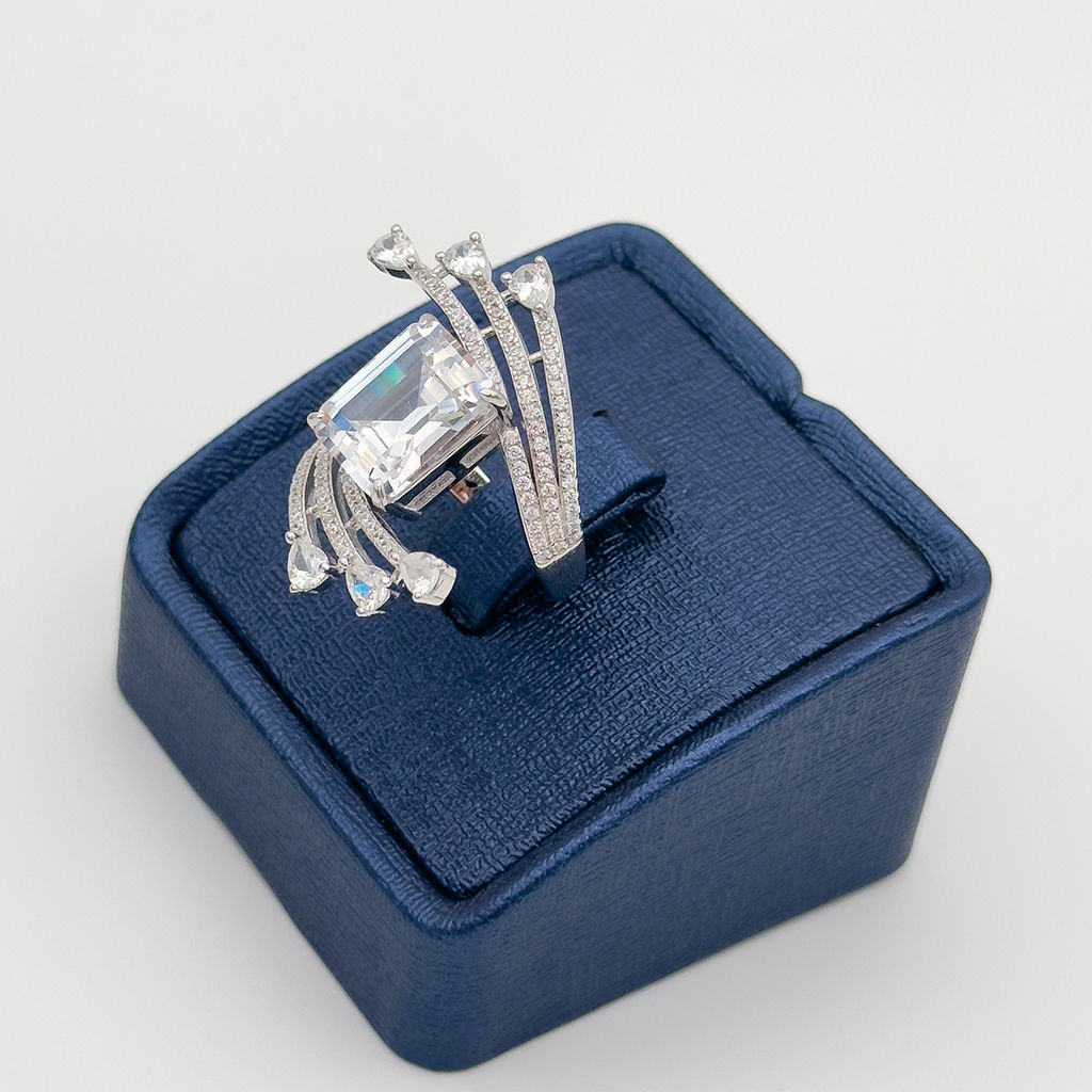 Baget & Damla Tasarım Gümüş Yüzük