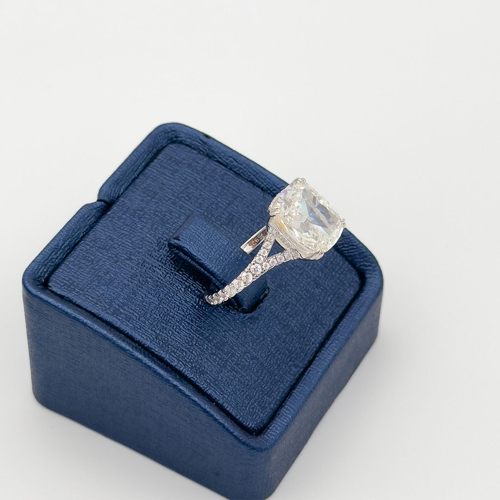 Baget Taşlı Özel Üretim Gümüş Yüzük