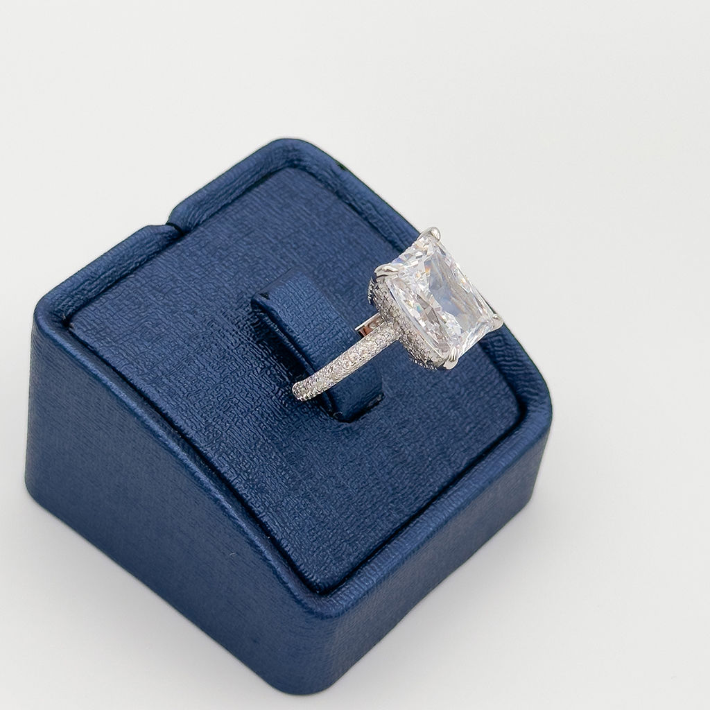 Baget Tektaş Model Gümüş Yüzük