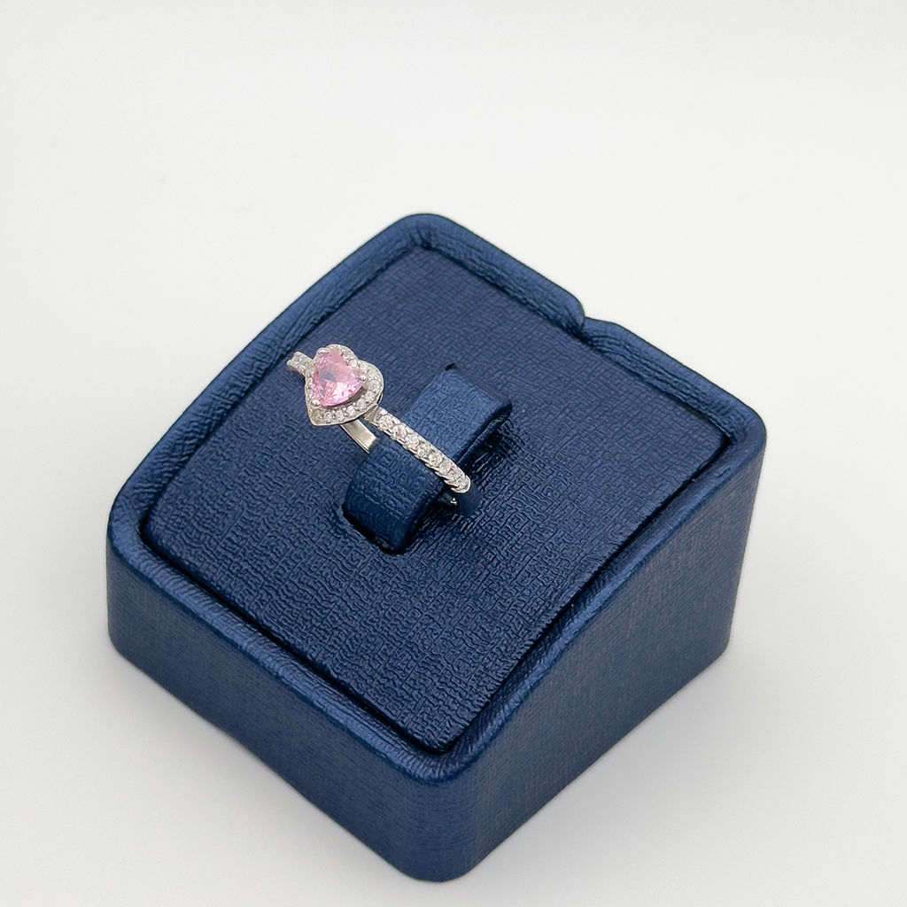 Pembe Kuvars Gümüş Yüzük