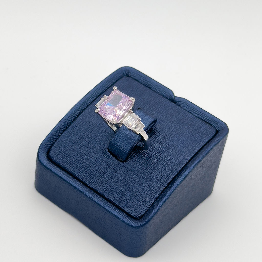 Baget Taşlı Pamir Kuvars Gümüş Yüzük