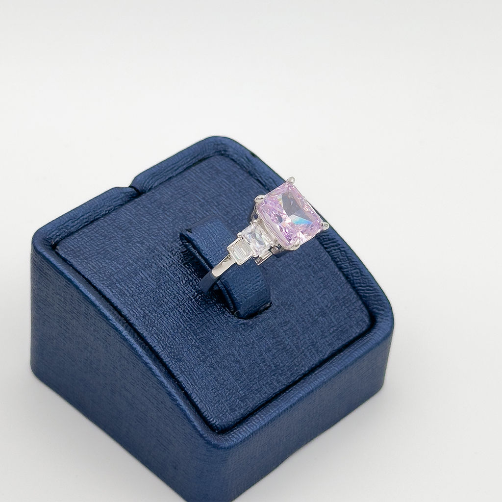 Baget Taşlı Pamir Kuvars Gümüş Yüzük