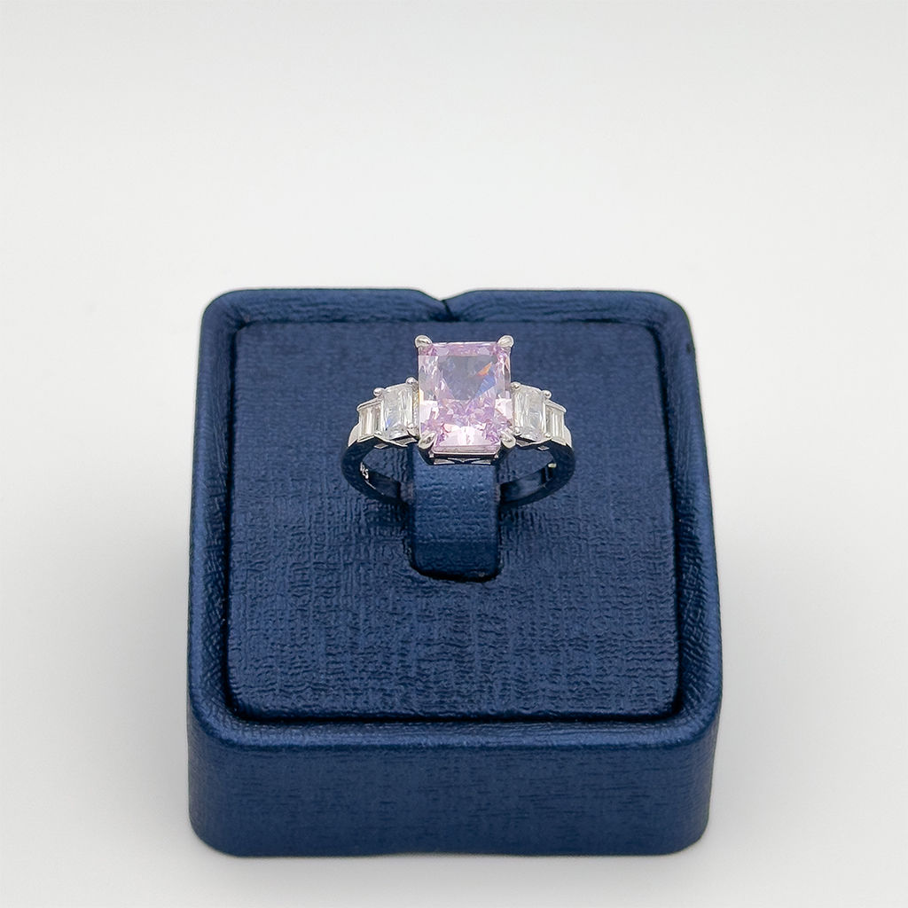 Baget Taşlı Pamir Kuvars Gümüş Yüzük