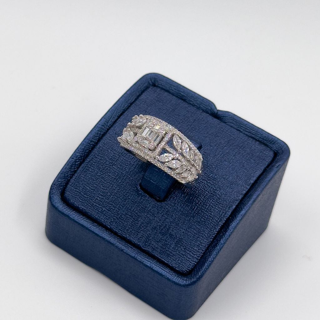 Baget Taşlı Başak Model Gümüş Yüzük