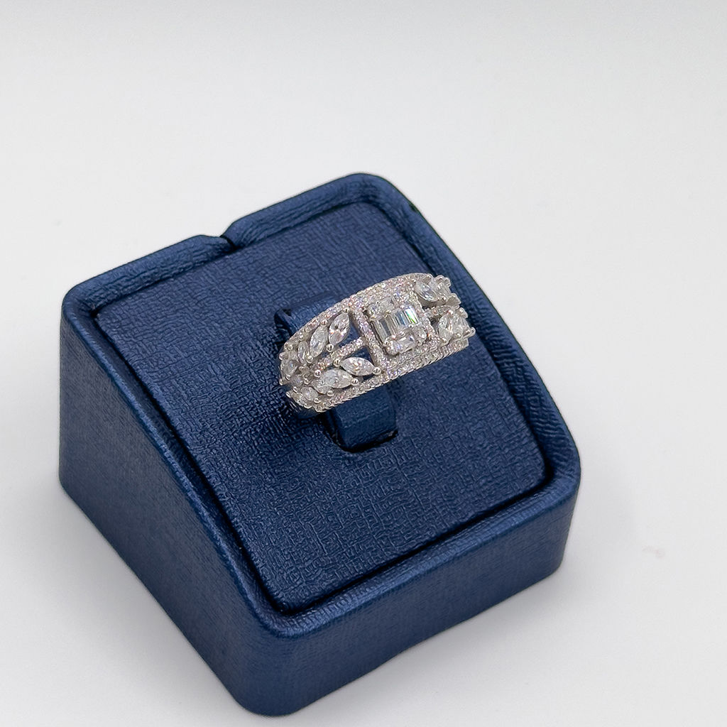 Baget Taşlı Başak Model Gümüş Yüzük