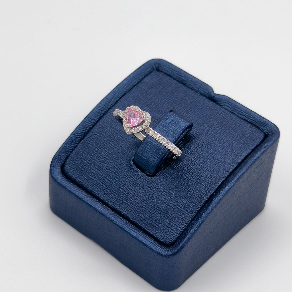 Pembe Kuvars Gümüş Yüzük - LVRYZK58