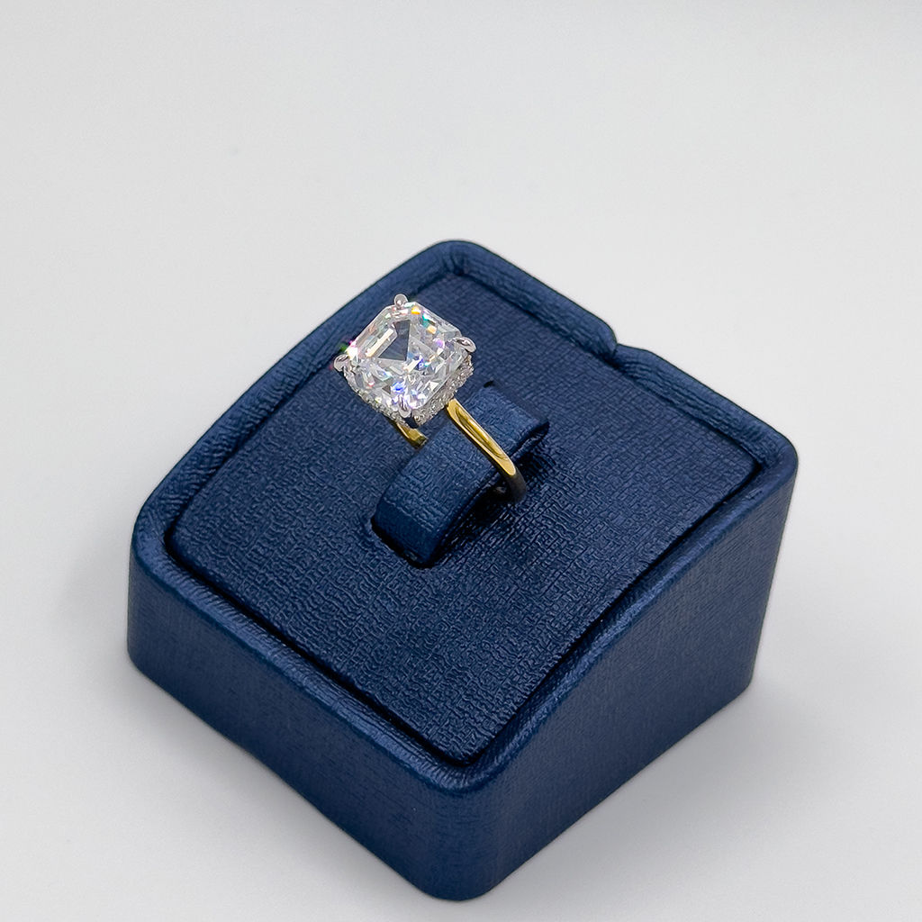 İri Baget Taşlı Gümüş Yüzük